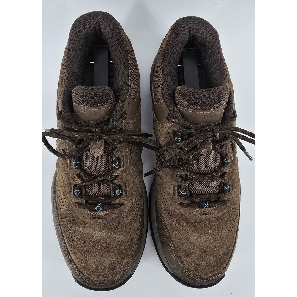 New Balance 769 Trail Walking Shoes Women's Sz 8 Brown Teal Suede Hiking WW769BR - Picture 4 of 8